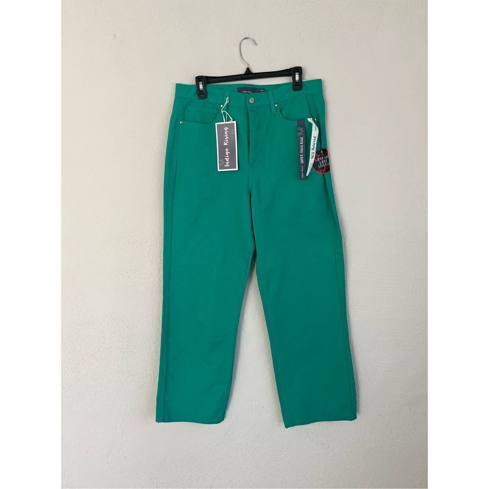 Indigo Rising Woman Super High Rise 90s Relaxed Straight Leg Jean